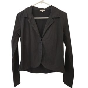 JAMES PERSE WOMEN'S BLACK 1 BUTTON BLAZER. SIZE 3=LARGE.
